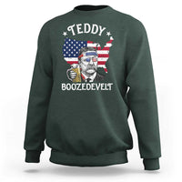 Teddy Boozedevelt Theodore Roosevelt Sweatshirt 4th Of July American Flag