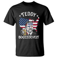 Teddy Boozedevelt Theodore Roosevelt T Shirt 4th Of July American Flag