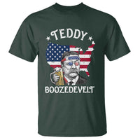 Teddy Boozedevelt Theodore Roosevelt T Shirt 4th Of July American Flag