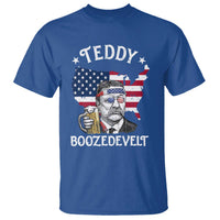 Teddy Boozedevelt Theodore Roosevelt T Shirt 4th Of July American Flag