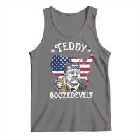 Teddy Boozedevelt Theodore Roosevelt Tank Top 4th Of July American Flag