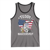 Teddy Boozedevelt Theodore Roosevelt Tank Top 4th Of July American Flag