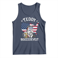 Teddy Boozedevelt Theodore Roosevelt Tank Top 4th Of July American Flag