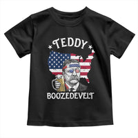 Teddy Boozedevelt Theodore Roosevelt Toddler T Shirt 4th Of July American Flag