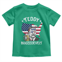 Teddy Boozedevelt Theodore Roosevelt Toddler T Shirt 4th Of July American Flag