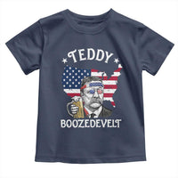 Teddy Boozedevelt Theodore Roosevelt Toddler T Shirt 4th Of July American Flag