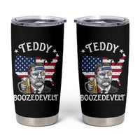 Teddy Boozedevelt Theodore Roosevelt Tumbler Cup 4th Of July American Flag