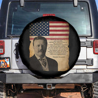 Theodore Roosevelt Quote Spare Tire Cover American President History