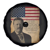Theodore Roosevelt Quote Spare Tire Cover American President History