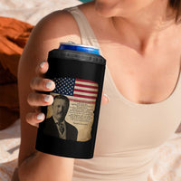 Theodore Roosevelt Quote 4 in 1 Can Cooler Tumbler American President History