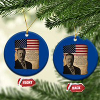 Theodore Roosevelt Quote Ceramic Ornament American President History