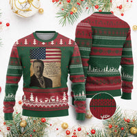 Theodore Roosevelt Quote Ugly Christmas Sweater American President History
