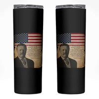 Theodore Roosevelt Quote Skinny Tumbler American President History