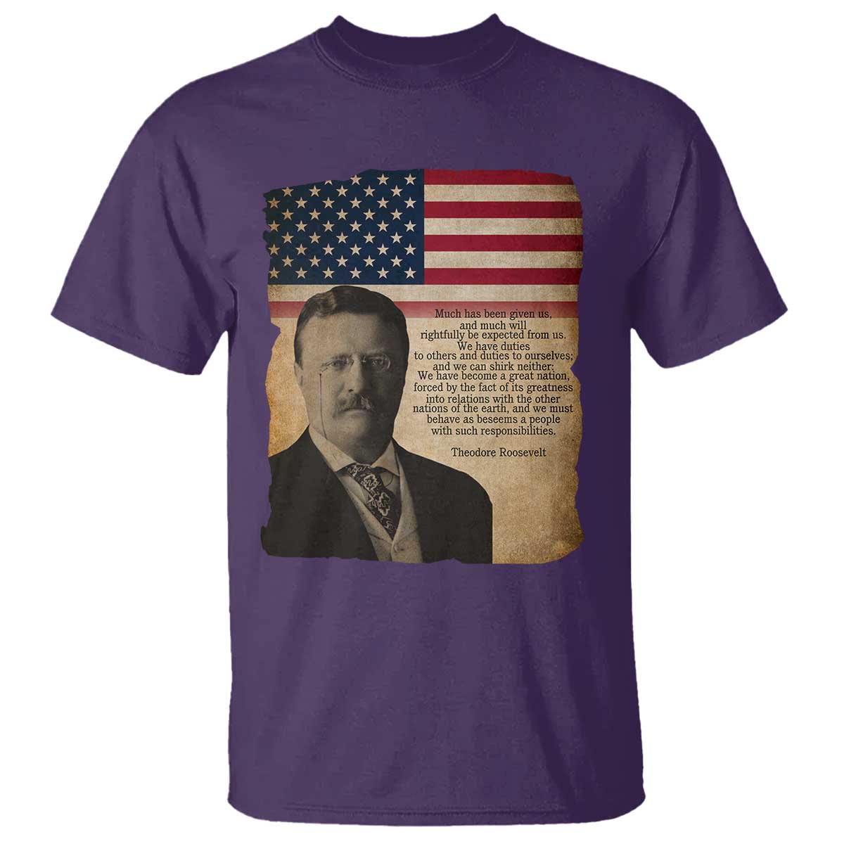 Theodore Roosevelt Quote T Shirt American President History