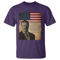 Theodore Roosevelt Quote T Shirt American President History