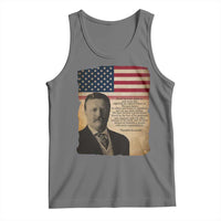 Theodore Roosevelt Quote Tank Top American President History