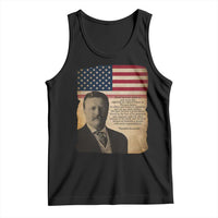 Theodore Roosevelt Quote Tank Top American President History
