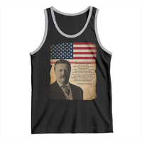 Theodore Roosevelt Quote Tank Top American President History