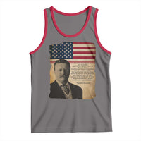 Theodore Roosevelt Quote Tank Top American President History