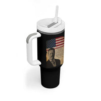 Theodore Roosevelt Quote Tumbler With Handle American President History