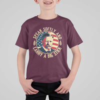 Theodore Roosevelt Quote American President T Shirt For Kid Speak Softly and Carry a Big Stick