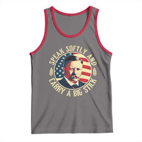 Theodore Roosevelt Quote American President Tank Top Speak Softly and Carry a Big Stick