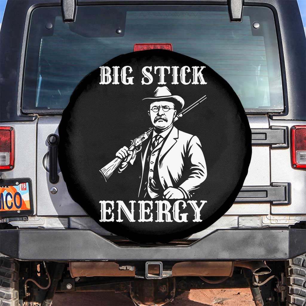 Funny Teddy Roosevelt Spare Tire Cover Big Stick Energy President