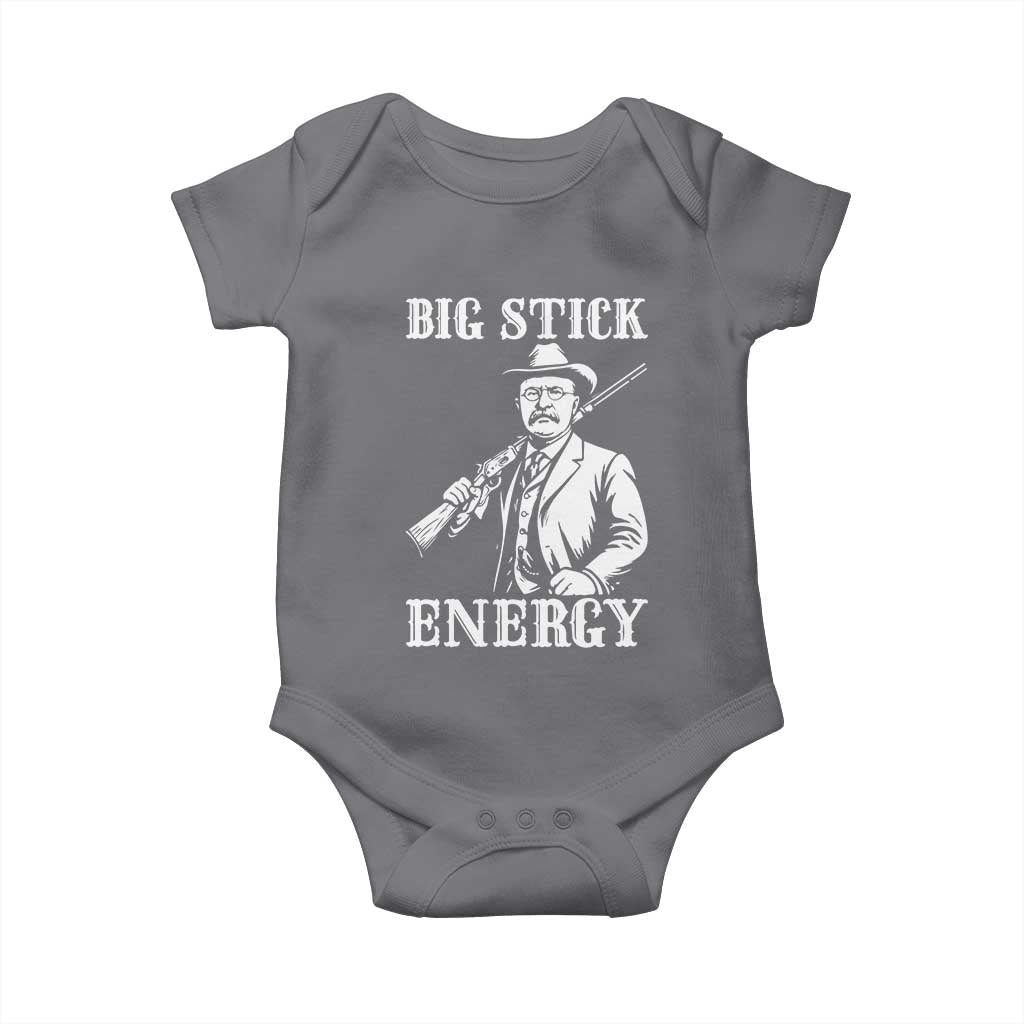 Funny Teddy Roosevelt Baby Onesie Big Stick Energy President