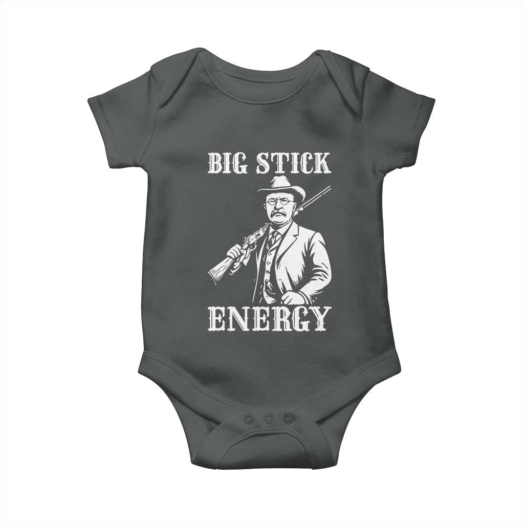 Funny Teddy Roosevelt Baby Onesie Big Stick Energy President