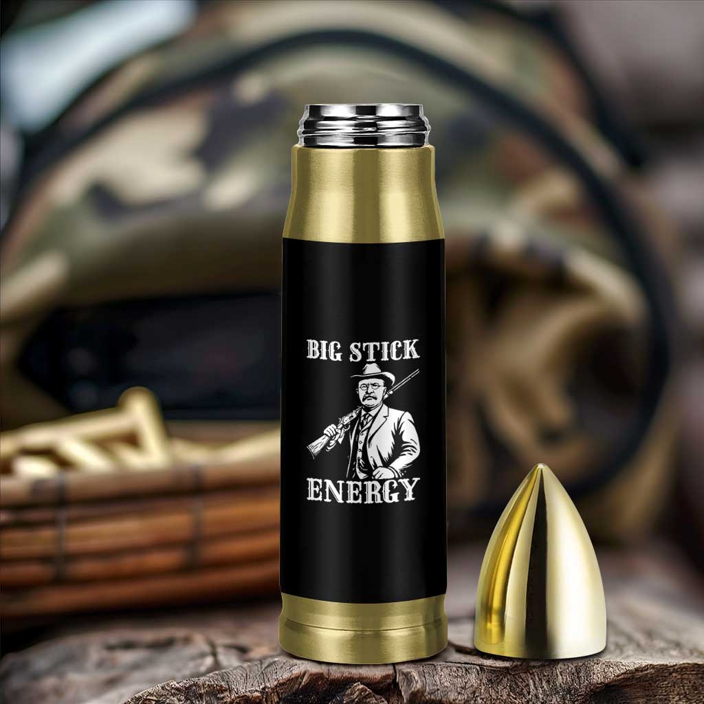Funny Teddy Roosevelt Bullet Tumbler Big Stick Energy President