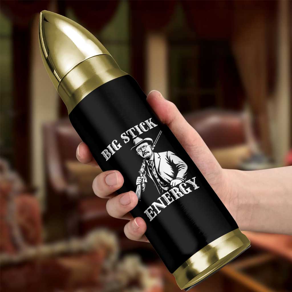 Funny Teddy Roosevelt Bullet Tumbler Big Stick Energy President