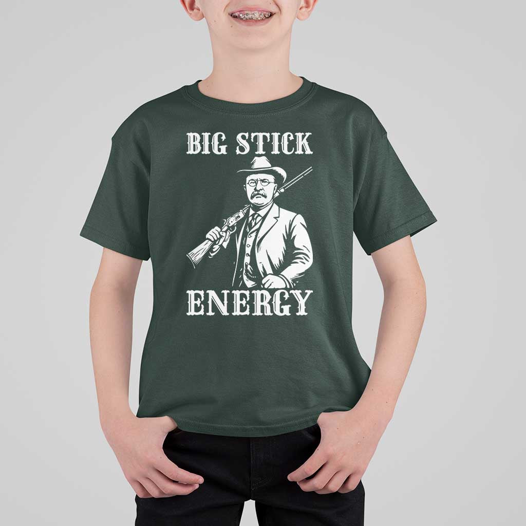 Funny Teddy Roosevelt T Shirt For Kid Big Stick Energy President