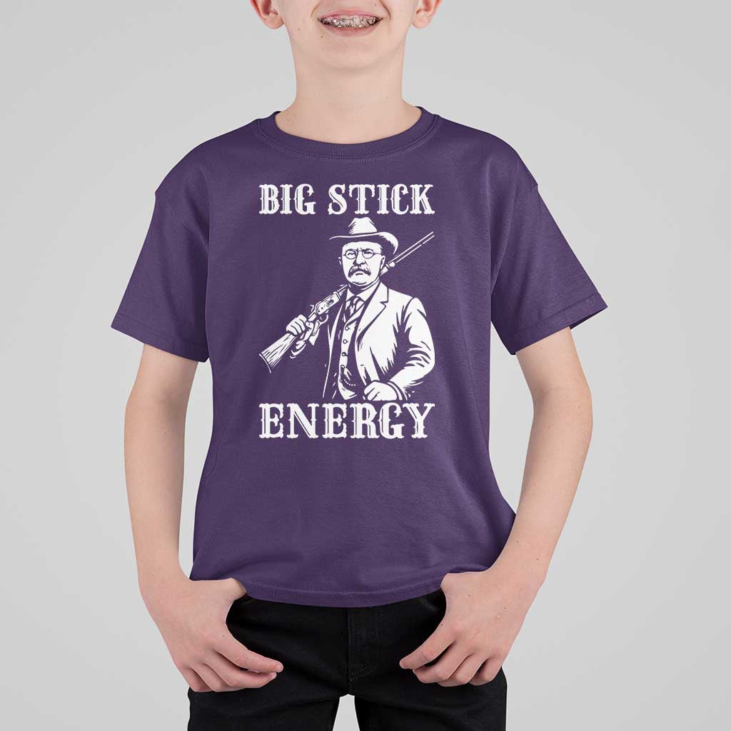 Funny Teddy Roosevelt T Shirt For Kid Big Stick Energy President