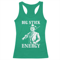 Funny Teddy Roosevelt Racerback Tank Top Big Stick Energy President