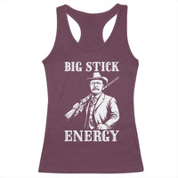 Funny Teddy Roosevelt Racerback Tank Top Big Stick Energy President