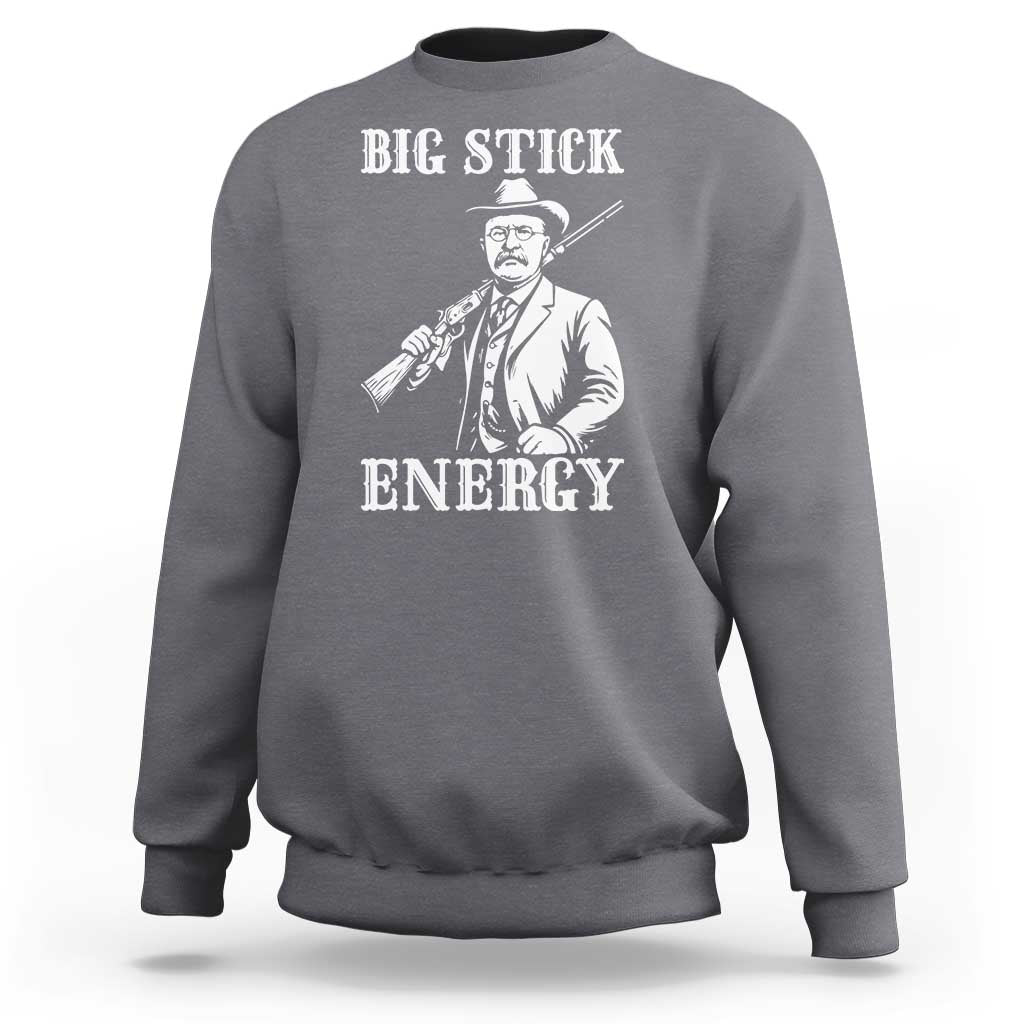 Funny Teddy Roosevelt Sweatshirt Big Stick Energy President