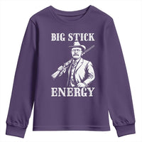 Funny Teddy Roosevelt Youth Sweatshirt Big Stick Energy President