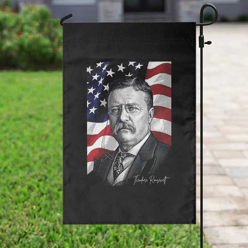 Theodore Roosevelt Patriotic American Flag President Garden Flag
