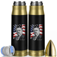 Theodore Roosevelt Patriotic American Flag President Bullet Tumbler