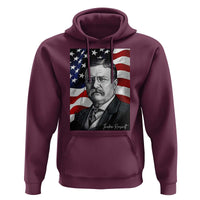 Theodore Roosevelt Patriotic American Flag President Hoodie