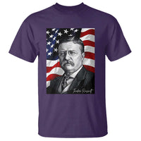 Theodore Roosevelt Patriotic American Flag President T Shirt