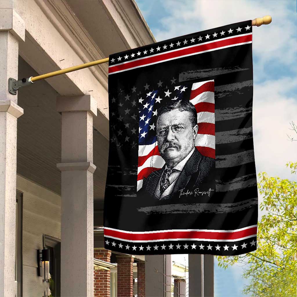 Theodore Roosevelt Patriotic American Flag President Garden Flag