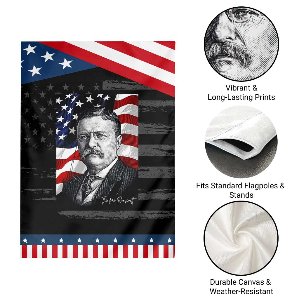 Theodore Roosevelt Patriotic American Flag President Garden Flag