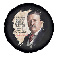 Theodore Roosevelt Quote Spare Tire Cover American History Presidents Day