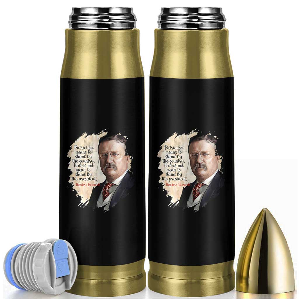 Theodore Roosevelt Quote Bullet Tumbler American History Presidents Day