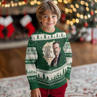 Theodore Roosevelt Quote Ugly Christmas Sweater American History Presidents Day