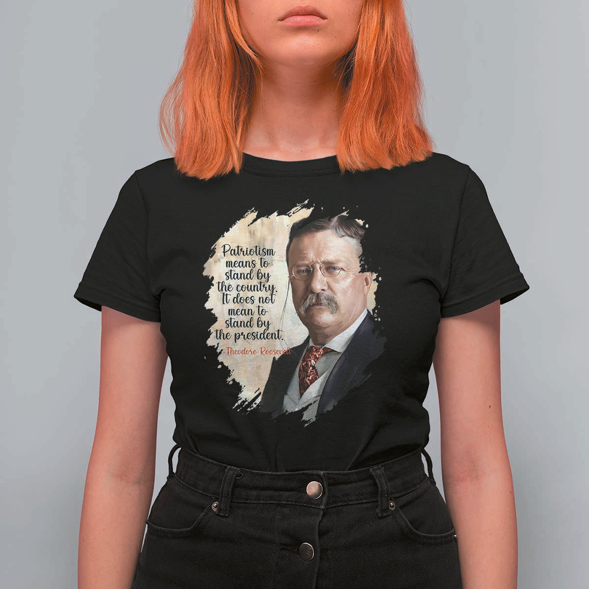 Theodore Roosevelt Quote T Shirt For Women American History Presidents Day