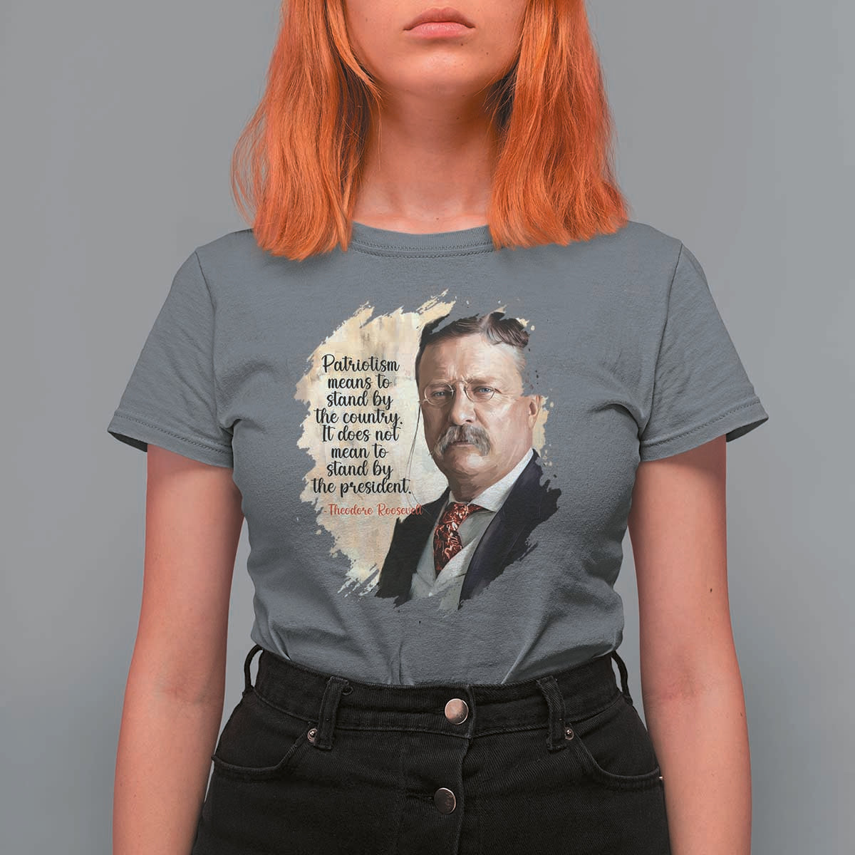 Theodore Roosevelt Quote T Shirt For Women American History Presidents Day