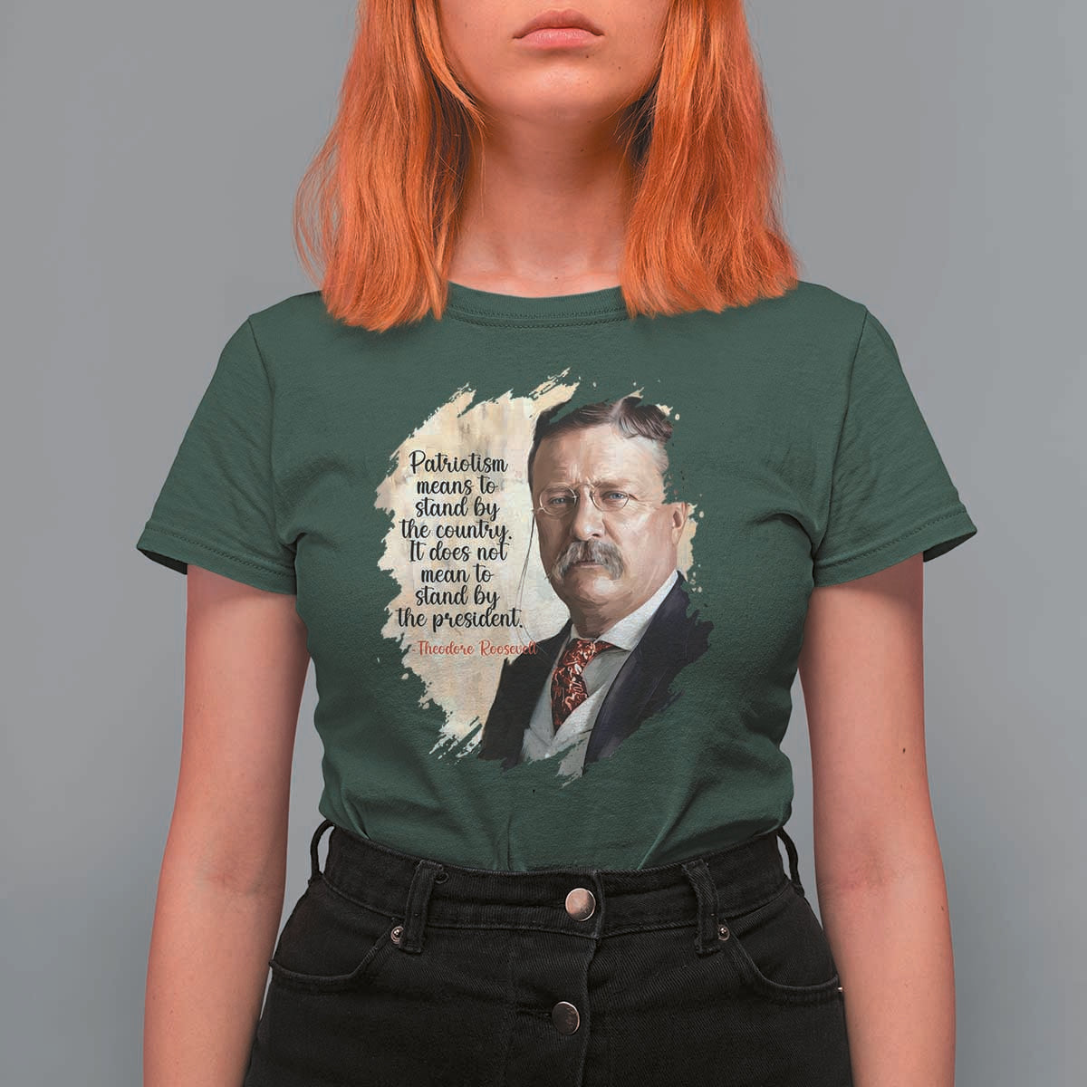 Theodore Roosevelt Quote T Shirt For Women American History Presidents Day