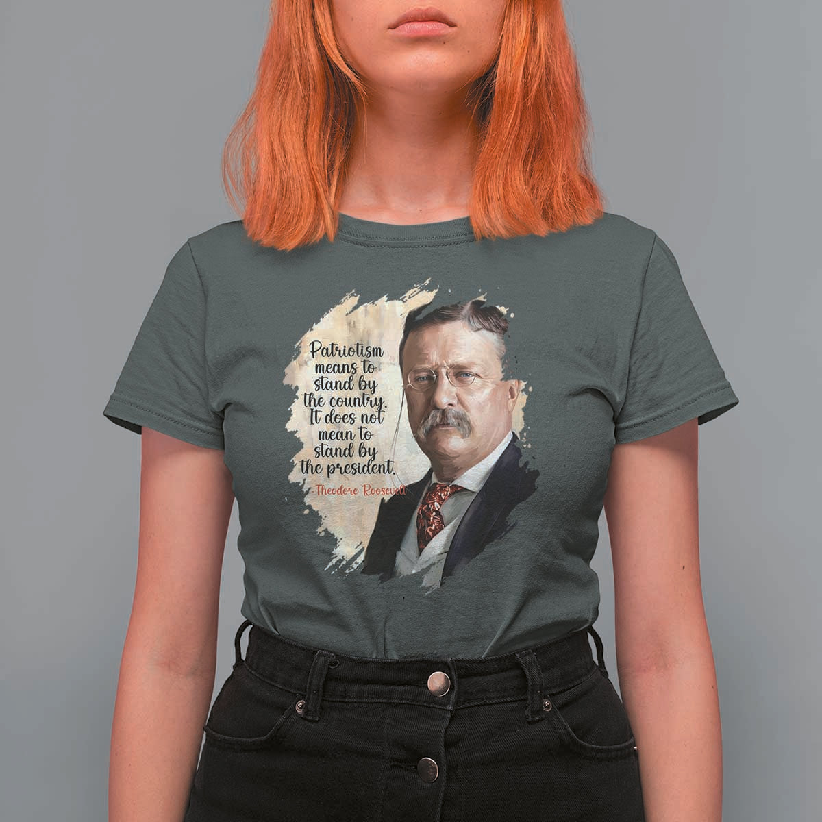 Theodore Roosevelt Quote T Shirt For Women American History Presidents Day